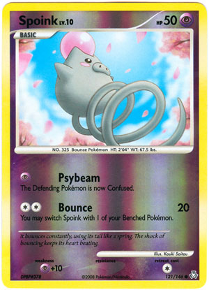 Spoink - 121/146 - Common - Reverse Holo